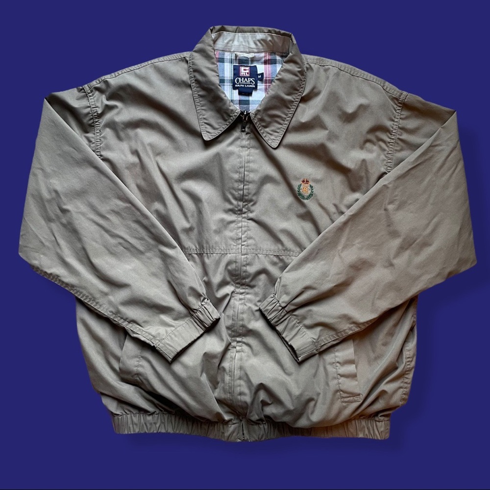 Vintage 90’s Chaps Ralph Lauren Olive Jacket
Plaid Lining